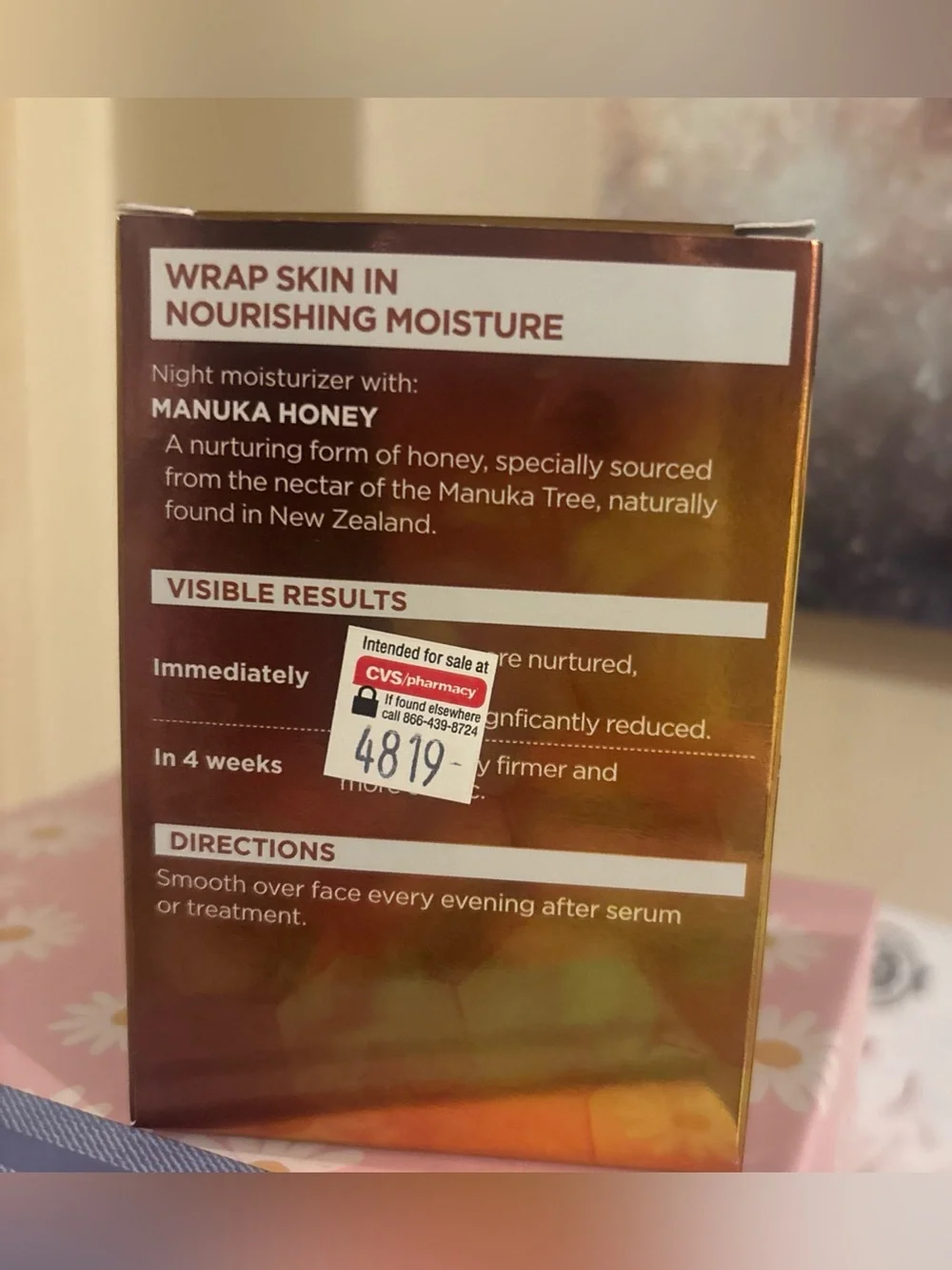 L'Oreal Age Perfect Hydra-Nutrition Night Moisturizer - Gold, White, Blue
